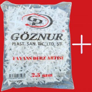 Göznur 2.5mm kafel krestik 500 ştuk