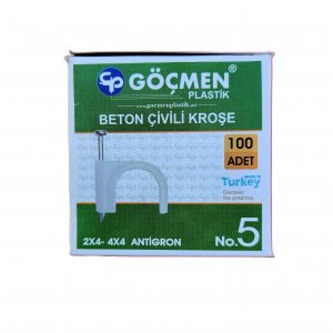 Göçmen kabel üçin 5lik skob